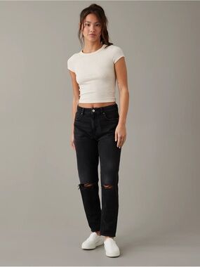 American Eagle Strigid Mom Jean